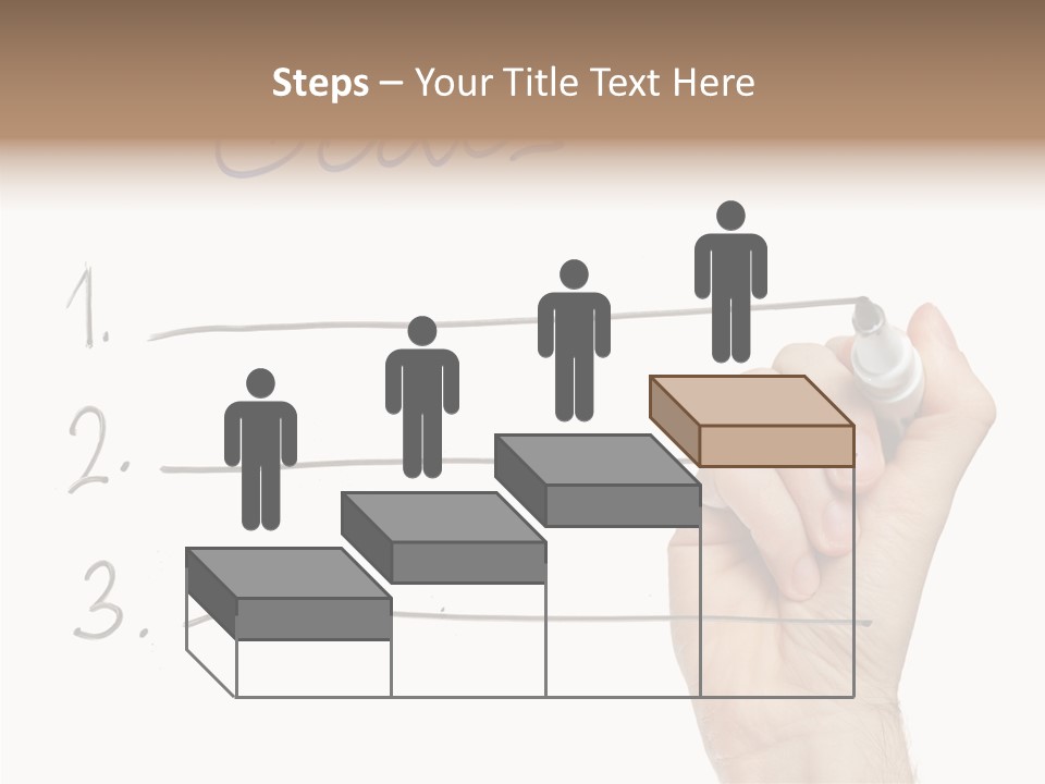 Horizontal Isolated On White Ideas PowerPoint Template