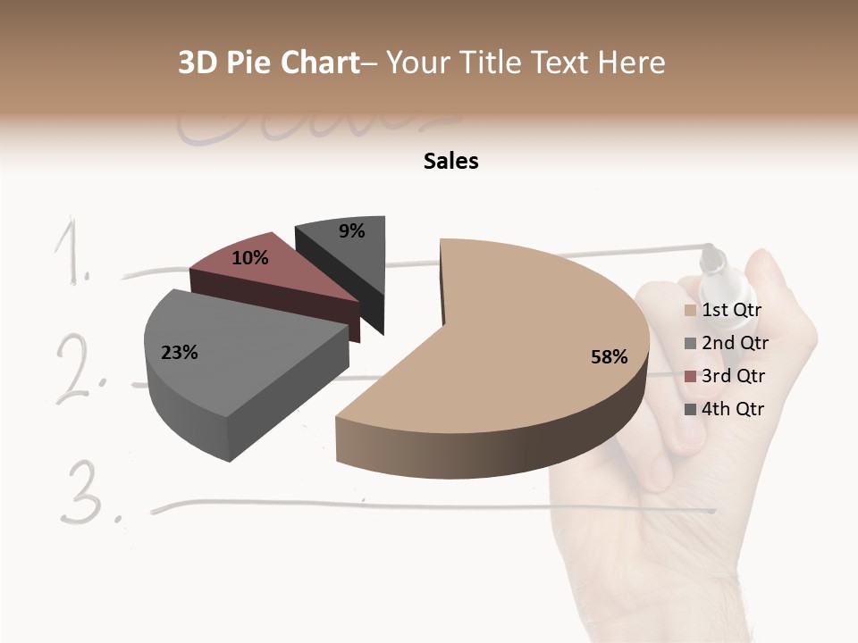 Horizontal Isolated On White Ideas PowerPoint Template