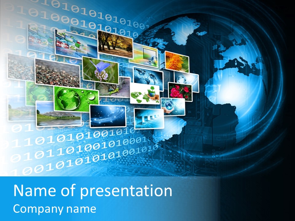 Land Technology Modern PowerPoint Template