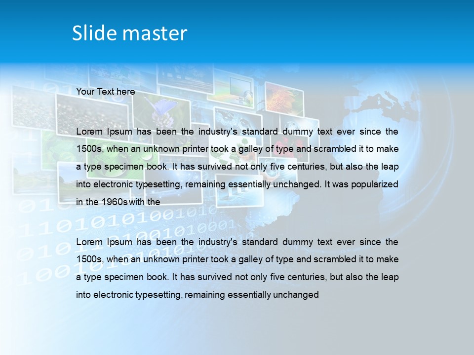 Land Technology Modern PowerPoint Template