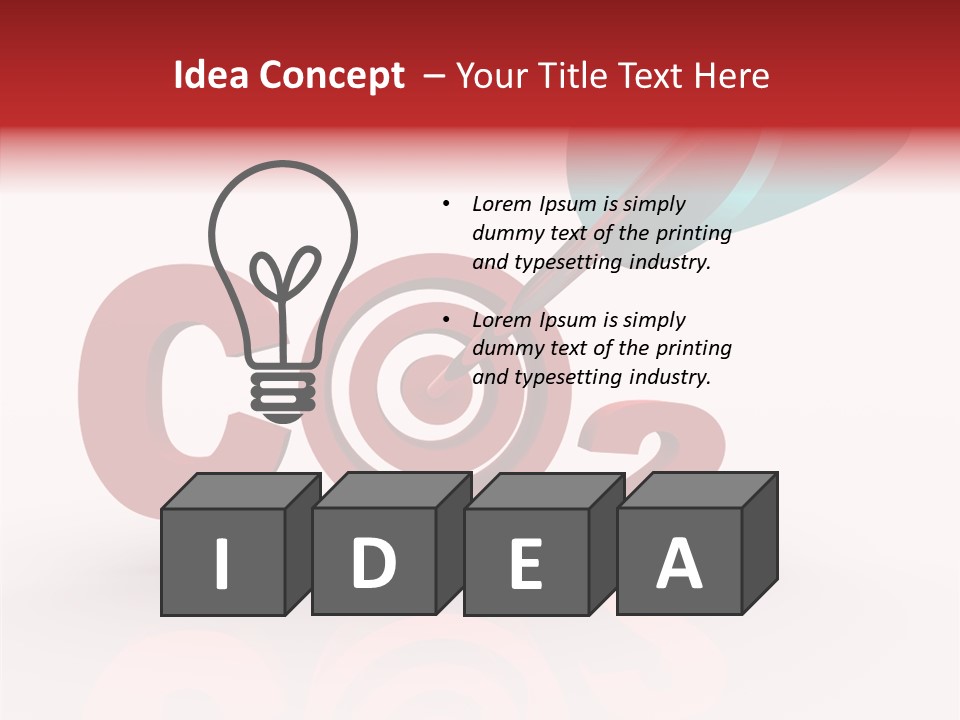 Global Warming Reduce Gas PowerPoint Template