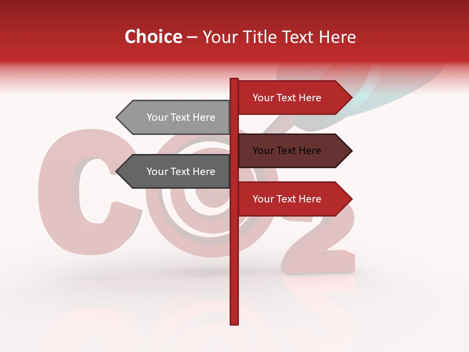 Global Warming Reduce Gas PowerPoint Template