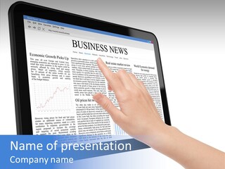 Business Web Pad PowerPoint Template