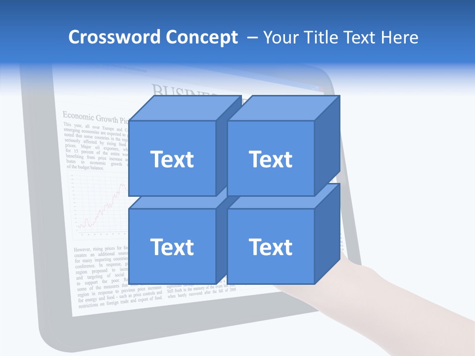 Business Web Pad PowerPoint Template