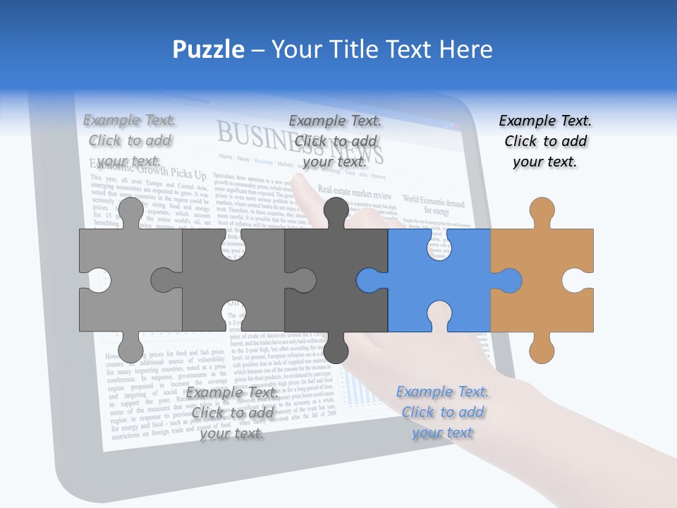 Business Web Pad PowerPoint Template