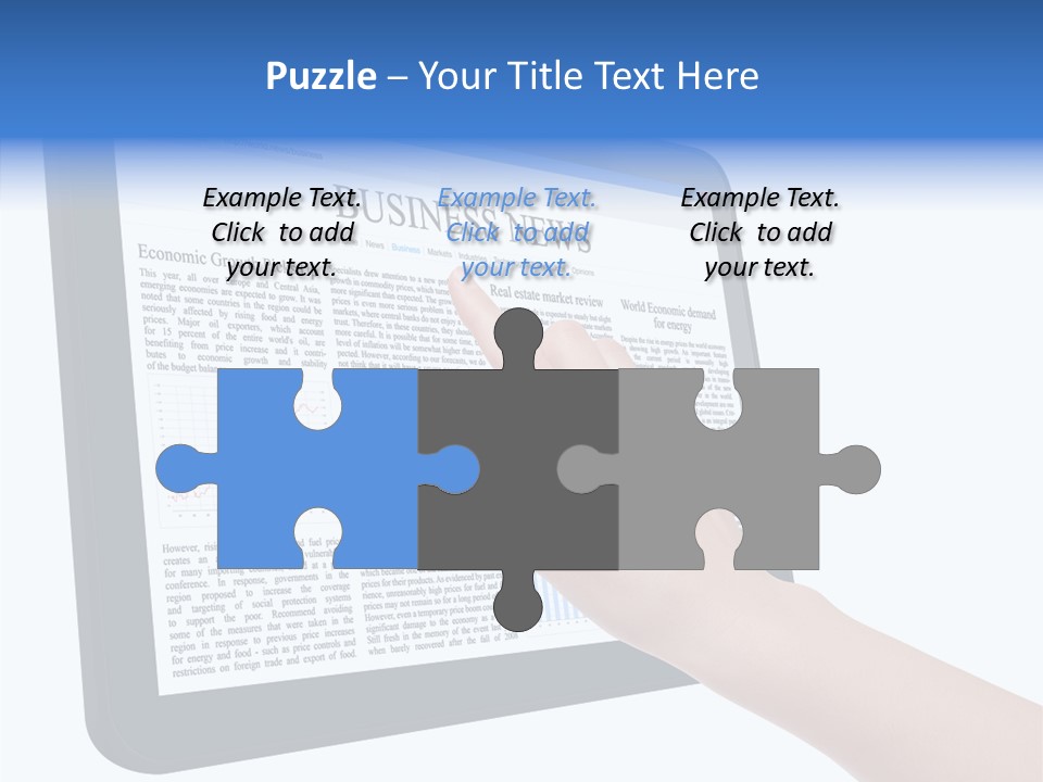 Business Web Pad PowerPoint Template