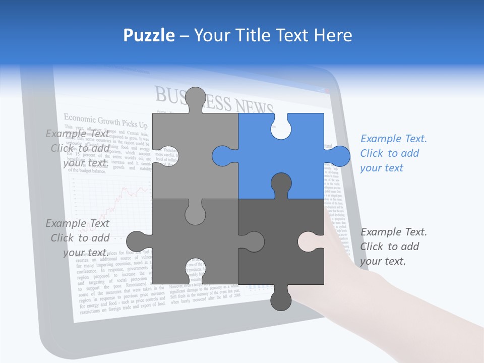 Business Web Pad PowerPoint Template