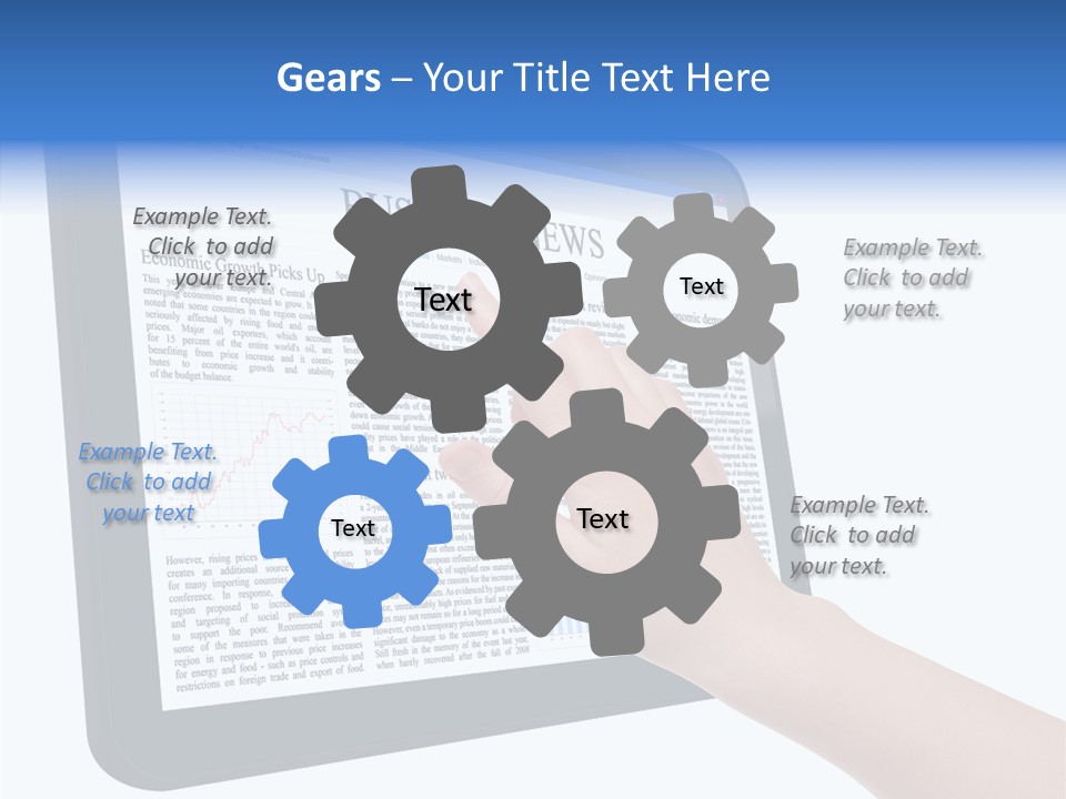 Business Web Pad PowerPoint Template