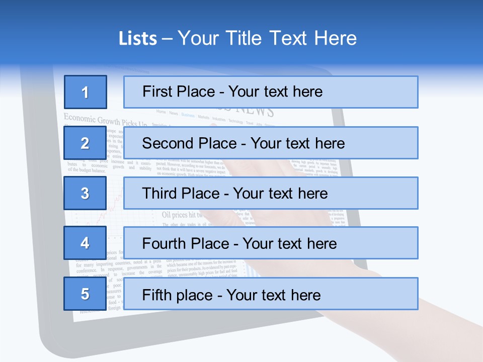 Business Web Pad PowerPoint Template