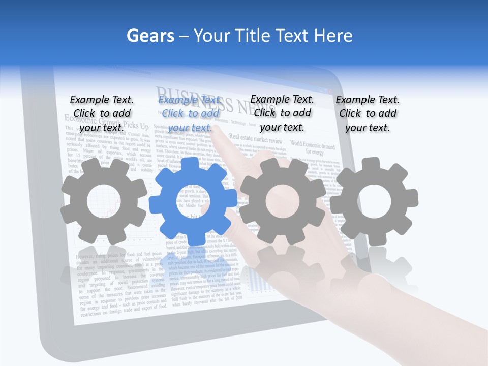 Business Web Pad PowerPoint Template