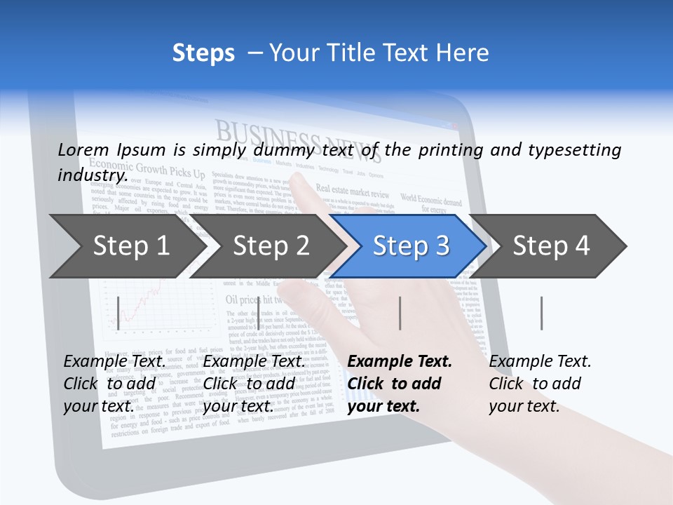 Business Web Pad PowerPoint Template