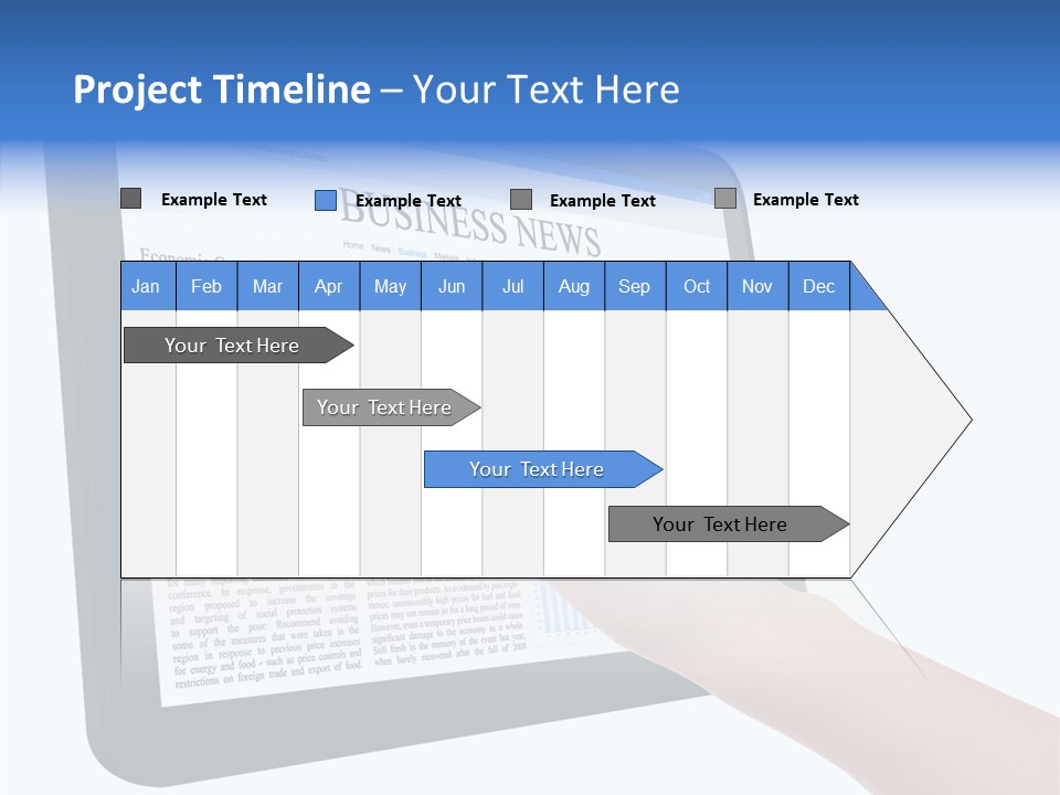 Business Web Pad PowerPoint Template