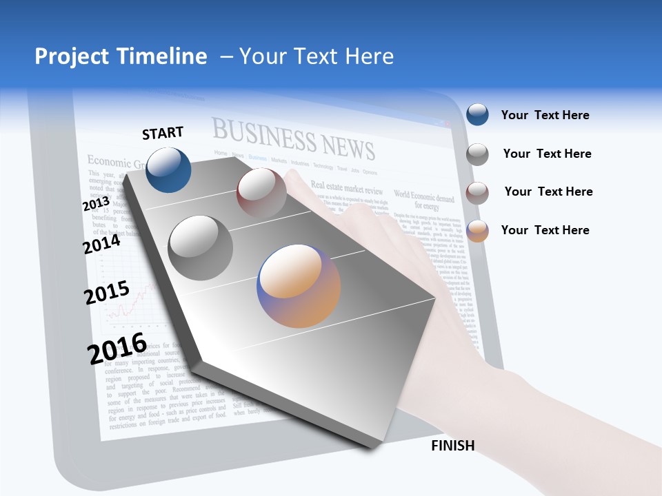 Business Web Pad PowerPoint Template