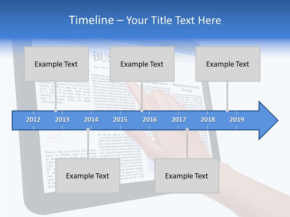 Business Web Pad PowerPoint Template