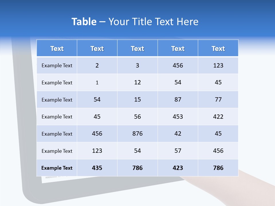 Business Web Pad PowerPoint Template