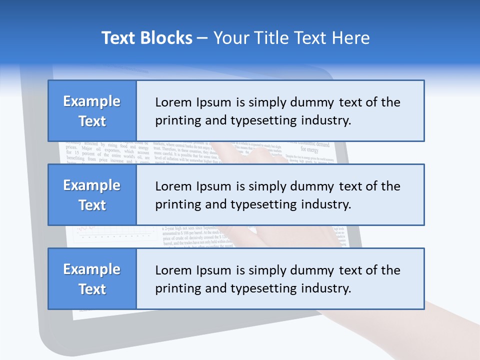 Business Web Pad PowerPoint Template