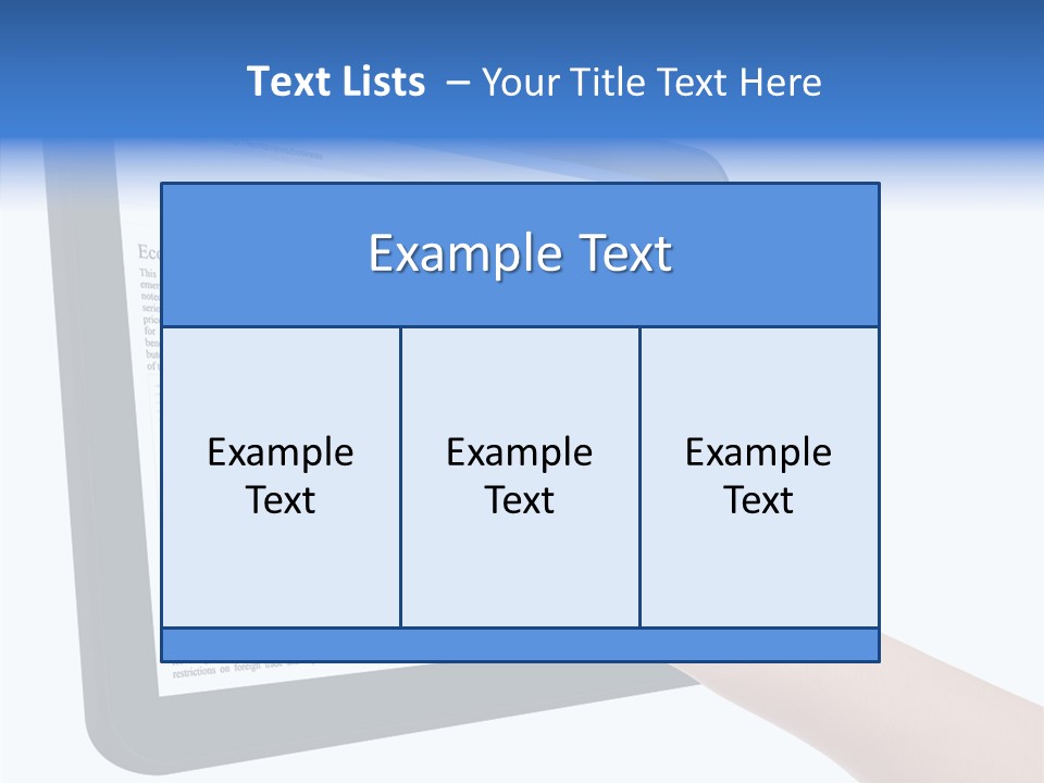Business Web Pad PowerPoint Template
