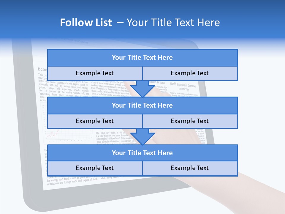 Business Web Pad PowerPoint Template