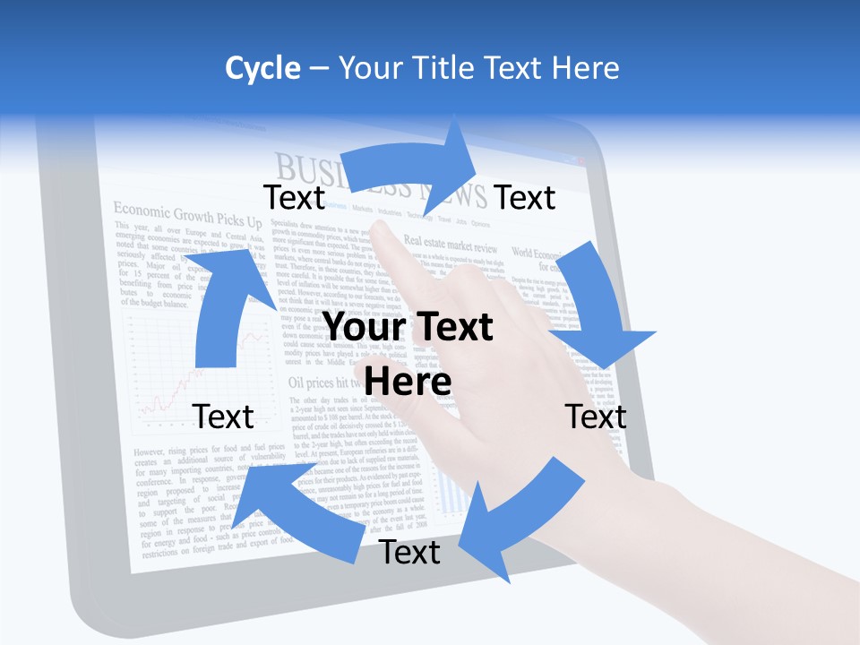 Business Web Pad PowerPoint Template