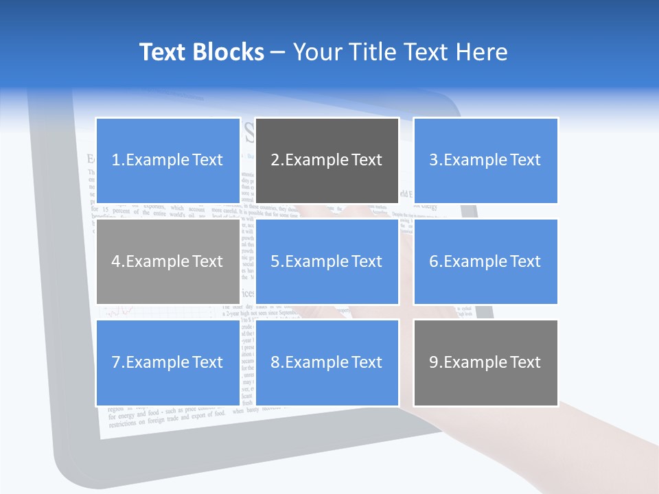 Business Web Pad PowerPoint Template
