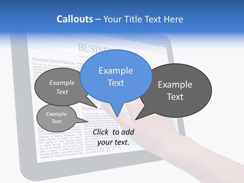 Business Web Pad PowerPoint Template