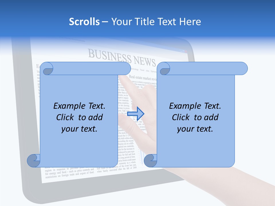 Business Web Pad PowerPoint Template
