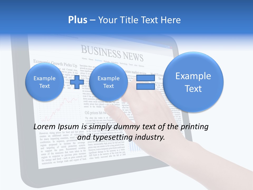 Business Web Pad PowerPoint Template