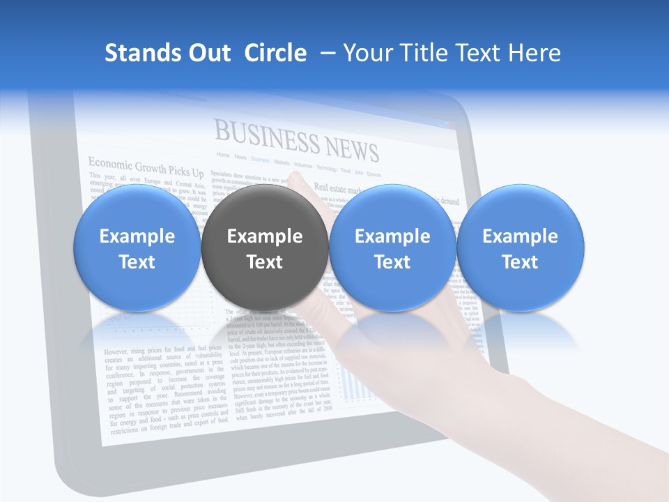 Business Web Pad PowerPoint Template