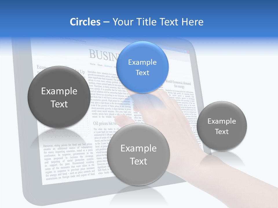 Business Web Pad PowerPoint Template