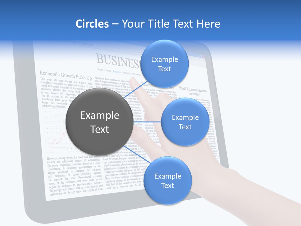 Business Web Pad PowerPoint Template