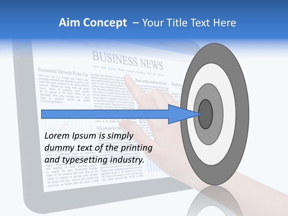 Business Web Pad PowerPoint Template