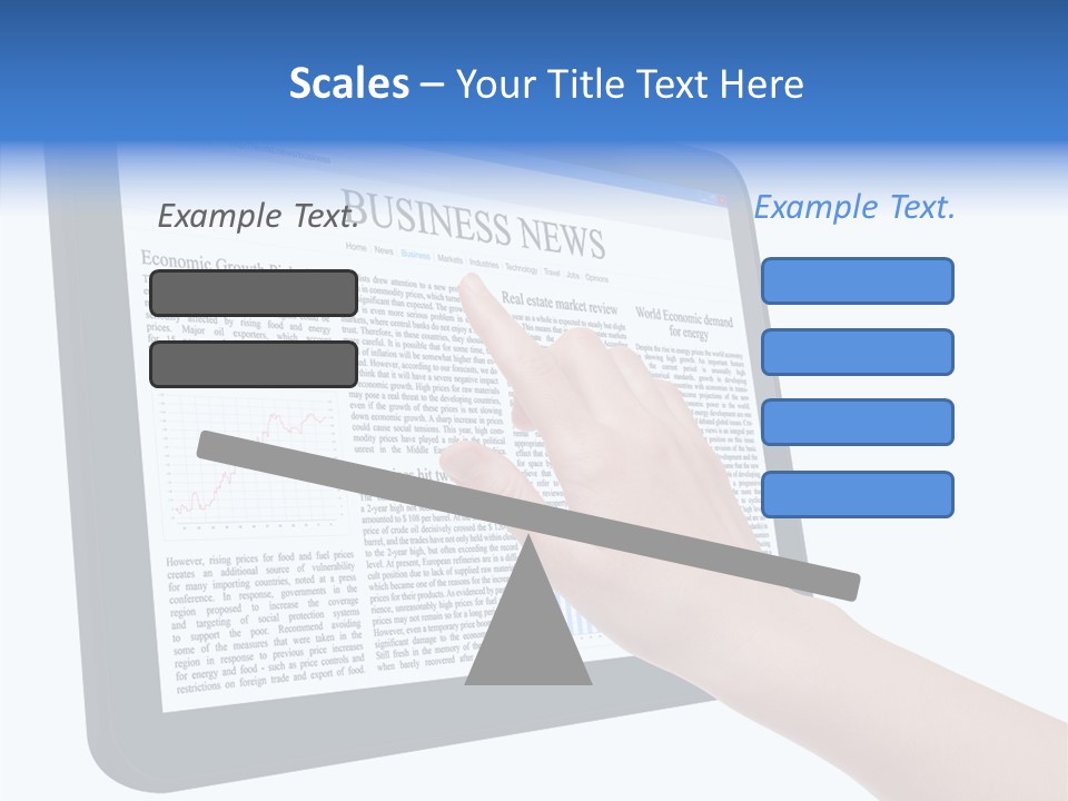 Business Web Pad PowerPoint Template