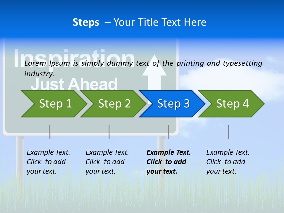 Nature Inspiration Billboard PowerPoint Template