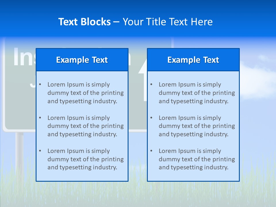 Nature Inspiration Billboard PowerPoint Template