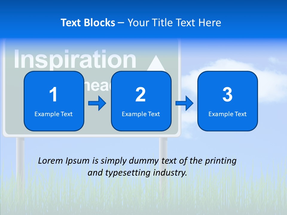 Nature Inspiration Billboard PowerPoint Template
