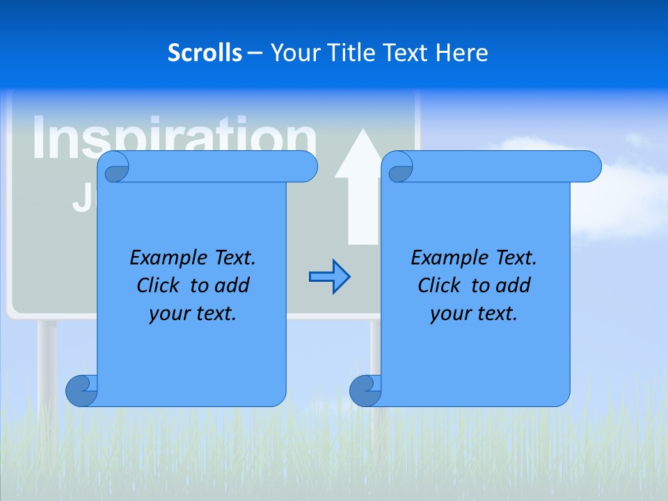 Nature Inspiration Billboard PowerPoint Template