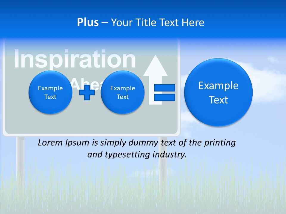 Nature Inspiration Billboard PowerPoint Template
