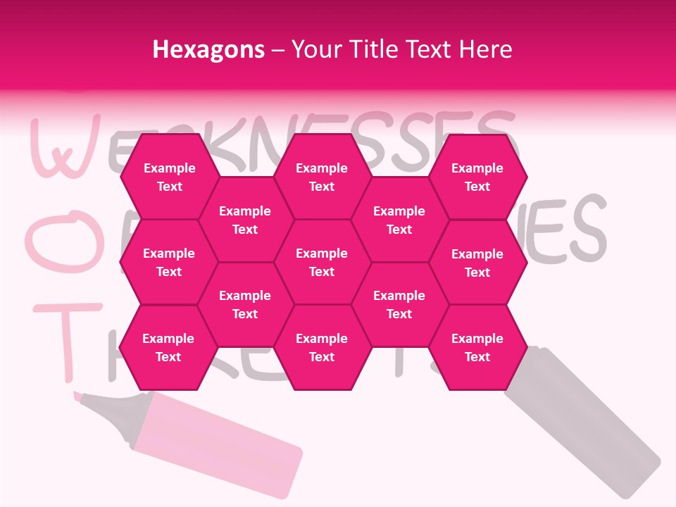 Sign Weakness Strength PowerPoint Template