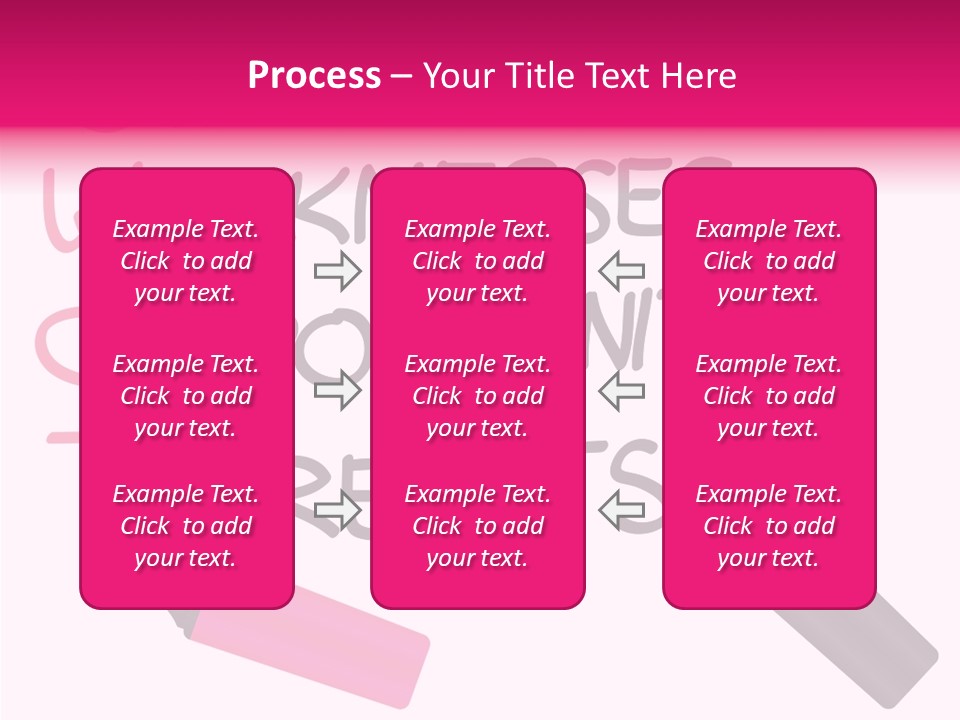 Sign Weakness Strength PowerPoint Template