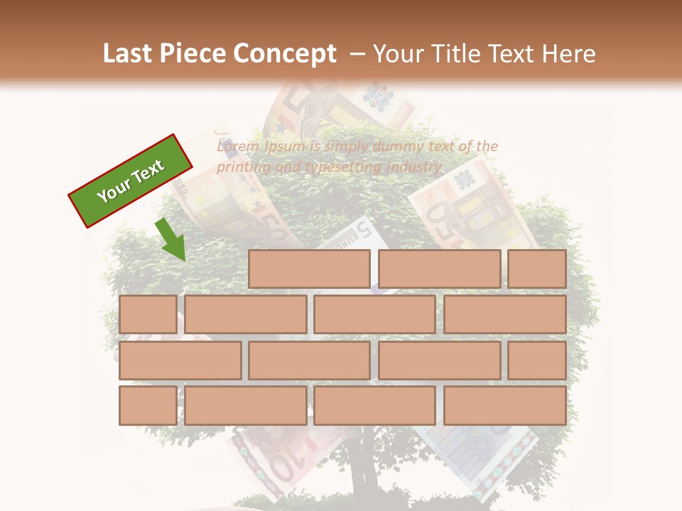 Loan Man Growth PowerPoint Template