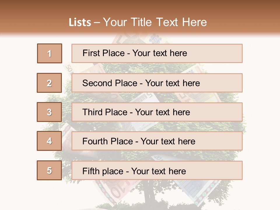 Loan Man Growth PowerPoint Template
