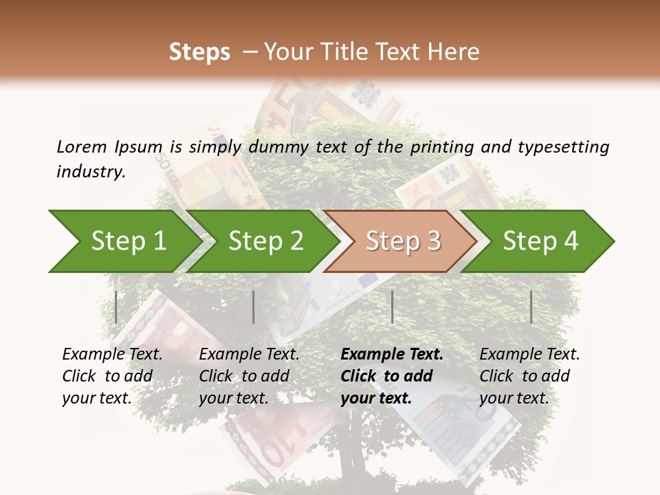 Loan Man Growth PowerPoint Template