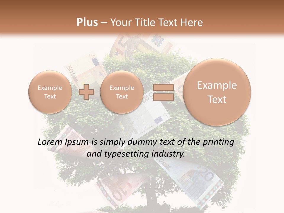 Loan Man Growth PowerPoint Template