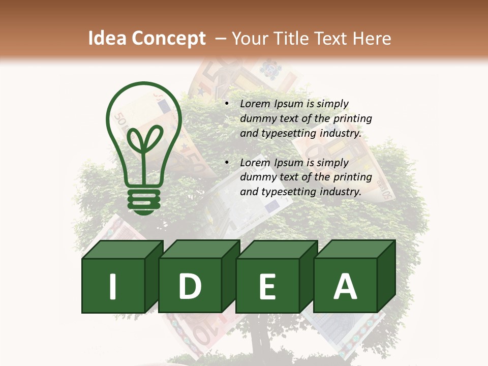 Loan Man Growth PowerPoint Template