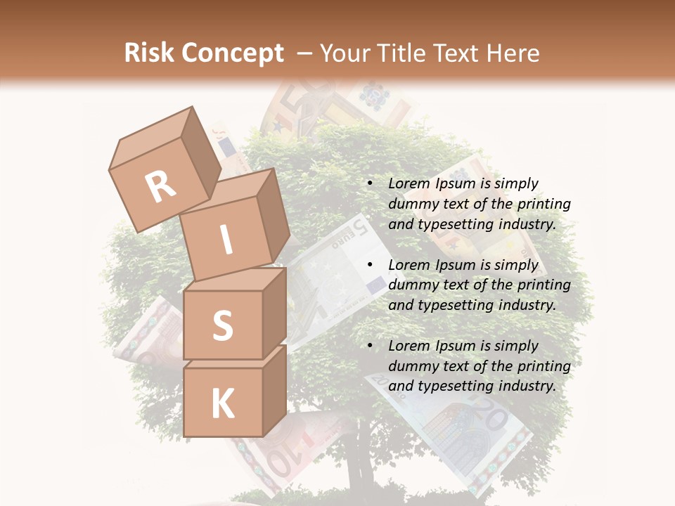 Loan Man Growth PowerPoint Template