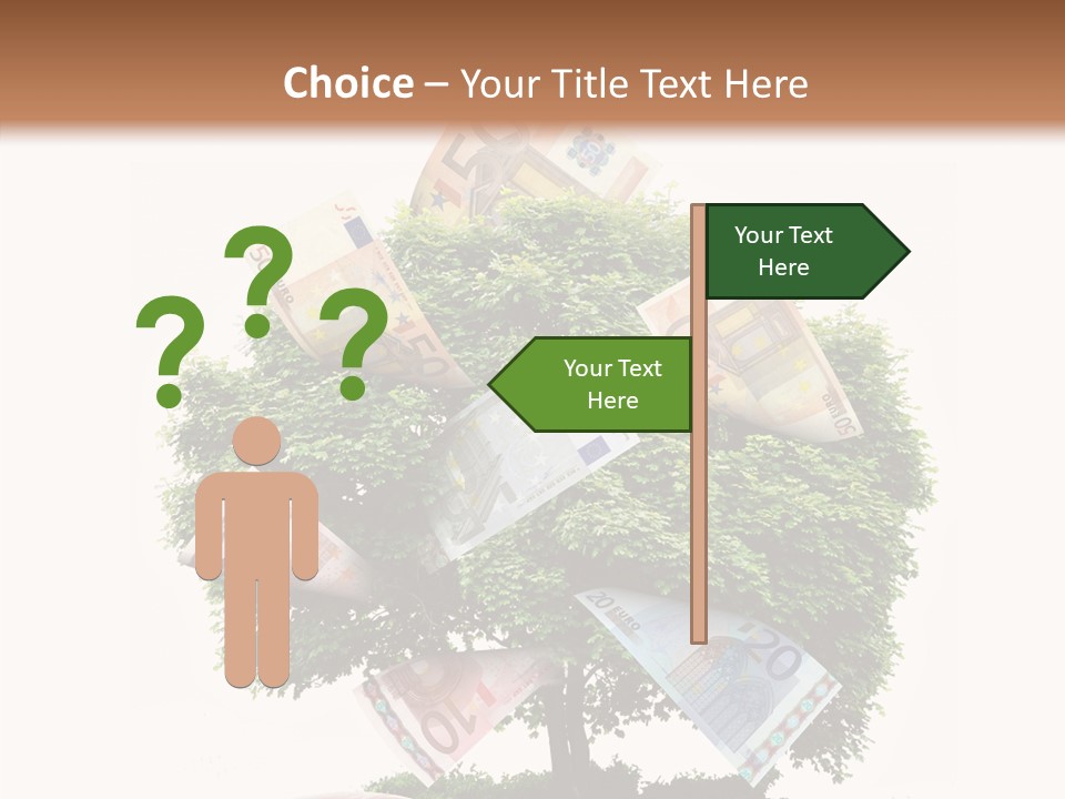 Loan Man Growth PowerPoint Template