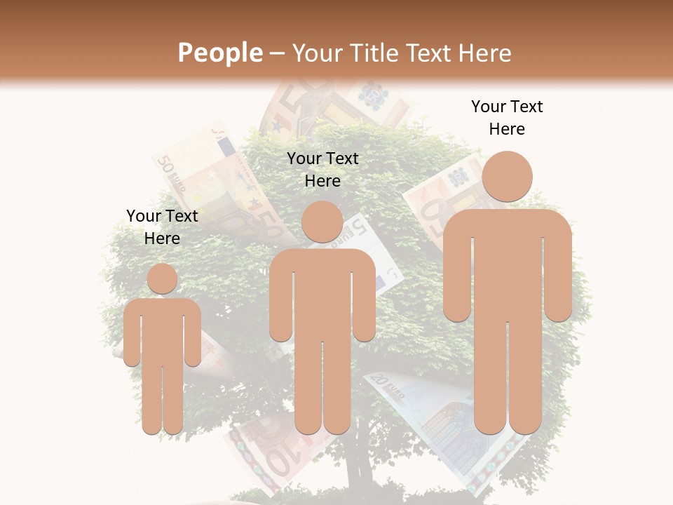 Loan Man Growth PowerPoint Template