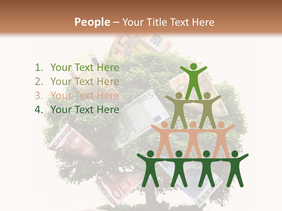 Loan Man Growth PowerPoint Template