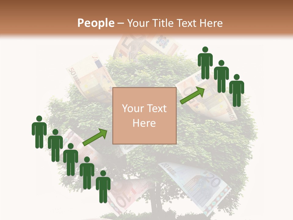 Loan Man Growth PowerPoint Template