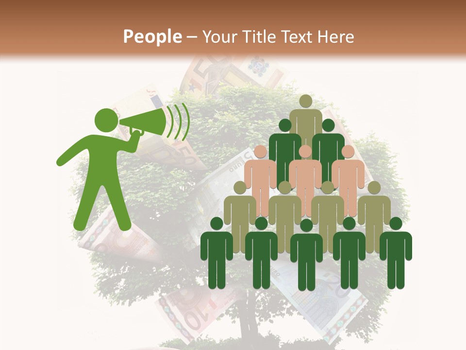 Loan Man Growth PowerPoint Template